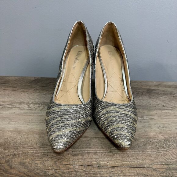 Kelly & Katie Sparkle Shoes Pumps sz 6 Heels Dress Shoes #H479 - Picture 3 of 7